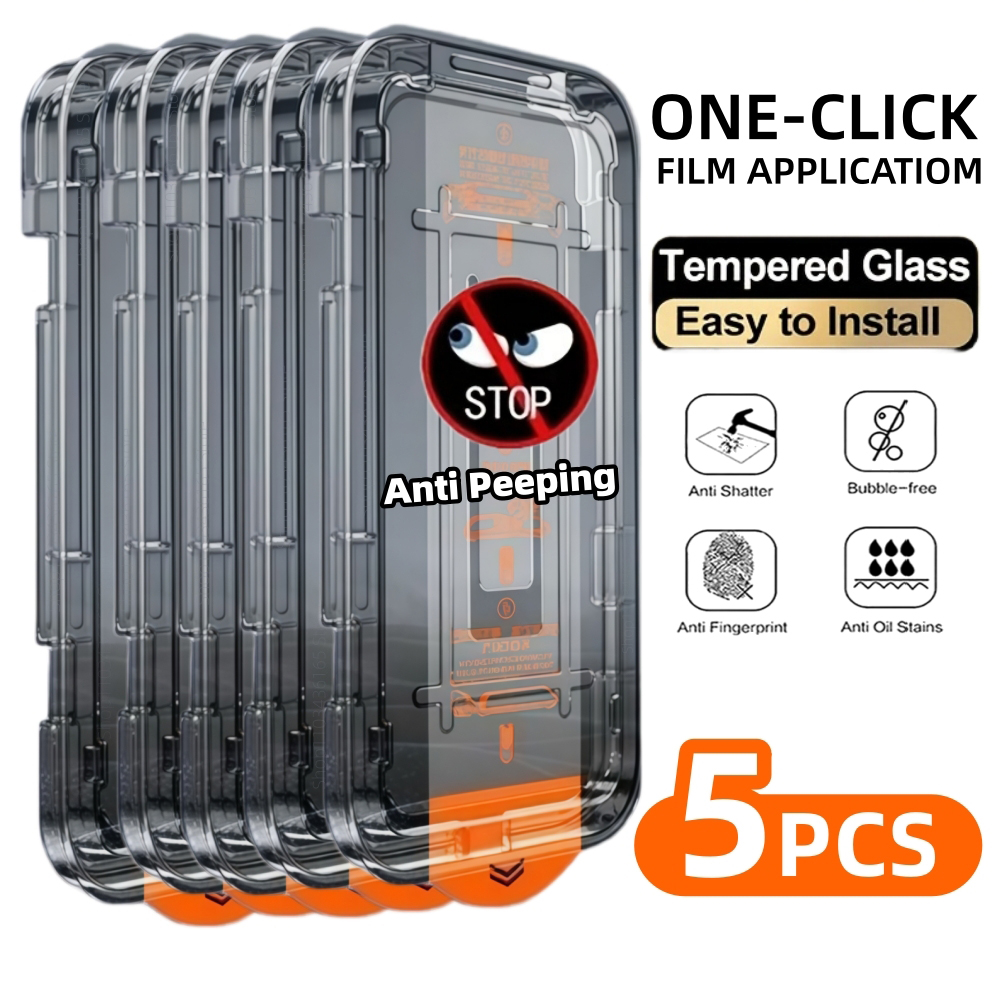 Realme C67 - Pelindung Layar Privasi Kaca Tempered untuk