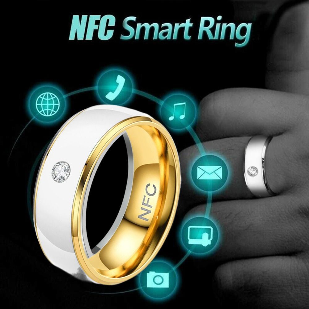 NFC cincin pintar baja tahan k - Smart Ring Nfc Pay ulasan dan harga